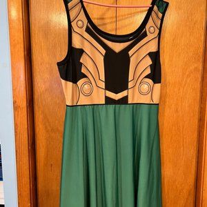 Her Universe Loki & Thor Reversible Dress Sz. XXL